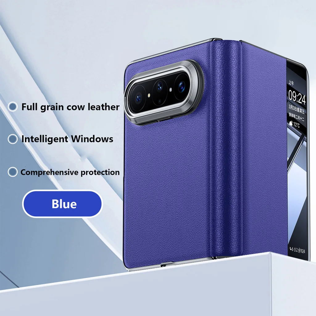 

Ultra Thin Flip Leather Case For Huawei Pura X Max PuraX Max 5G Smart View Window All-inclusive Protective Cover