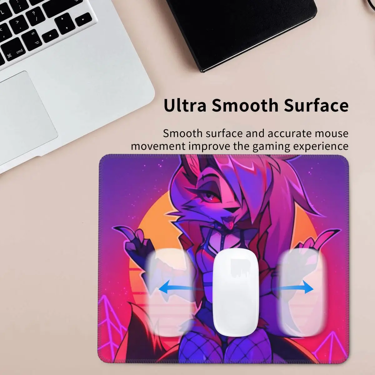 Multi-size Mouse Pad Loona Collage Helluva Boss Anime Gamer PC Laptop Mats Keyboard Carpet Computer Gaming Accessories Desk Mat