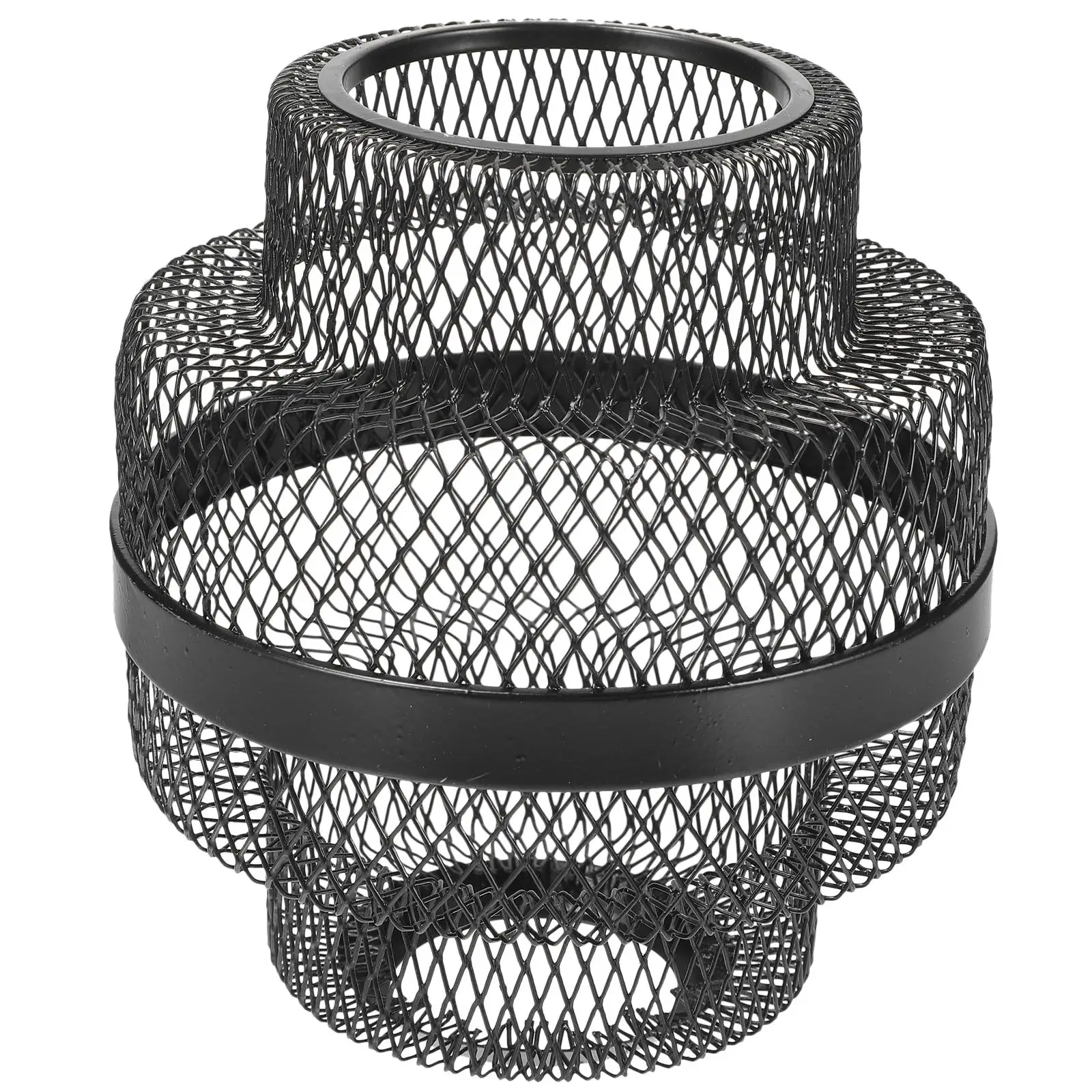 

Hollow Metal Mesh Lampshade 125mm Diameter 140mm Lampshades For Pendant Lamp Height Black Finish Pendant Light Shades Only