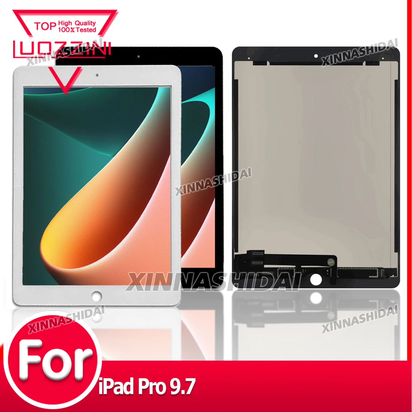 

Super Quality For iPad Pro 9.7 A1673 A1674 A1675 LCD Display Touch Screen Digitizer Panel Assembly Replacement Part