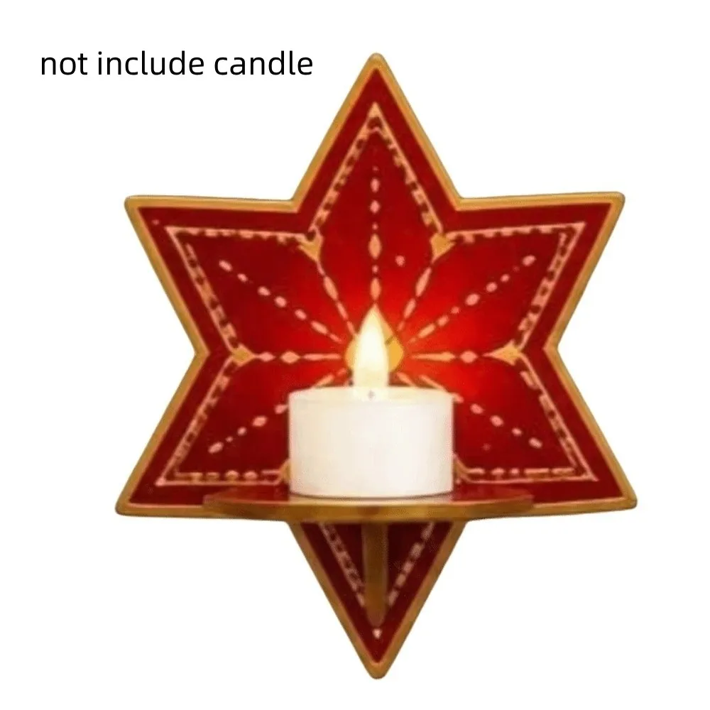 Wooden Wall Mounted Shelf India Pray Star Wall Storage Rack Waterdrop Shape Ethnic Style Wall Display Stand Diwali