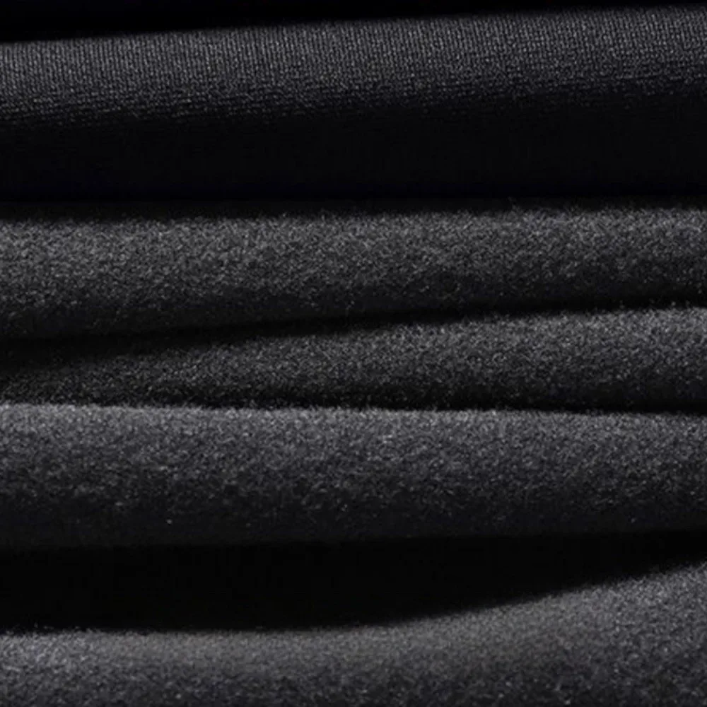 2PCS Set Quick-drying Men's Ski Thermal Underwear Tight-fitting Soft Fleece Fitness Suit Comfortable Elastic Tops Pants Set