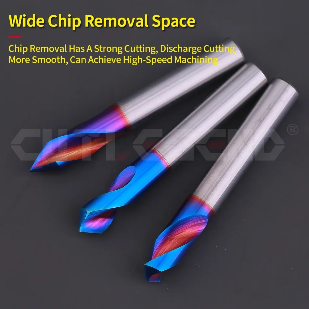 60/90/120 درجة بقعة الحفر 1 مللي متر-20 مللي متر ضياء موقع مركز بت إعداد دليل الطيار ثقب آلة أداة نانو الأزرق طلاء للصلب