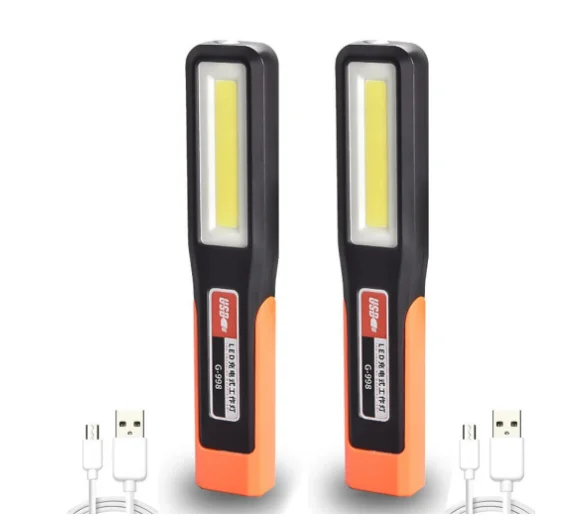 

Portable LED Work Light Ultra Bright Rechargeable with Magnet Flashlight Waterproof Car Repair Lamp for Outdoor