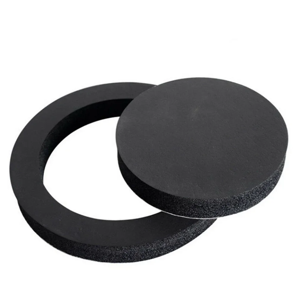 6.5 Inch Car Speaker Ring Bass Door Trim Sound Insulation Cotton Audio Speakers Sound Self Adhesive Insulation Ring