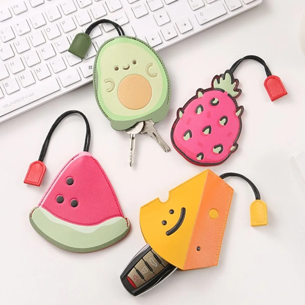 NEW PU Leather Key Bag Universal Multi-function Open Mouth Key Bag Large Capacity Pull-out Key Bag Car
