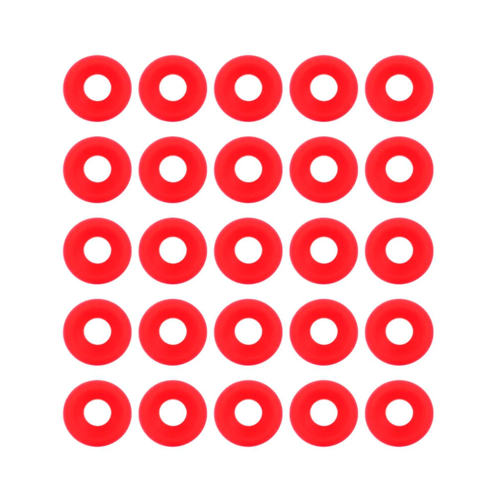 

25Pcs Red Silicone Grolsch Gaskets Washers Backs for Swing Flip Top Bottle Brew Beer Bottle Seals Accesories Tray for cake