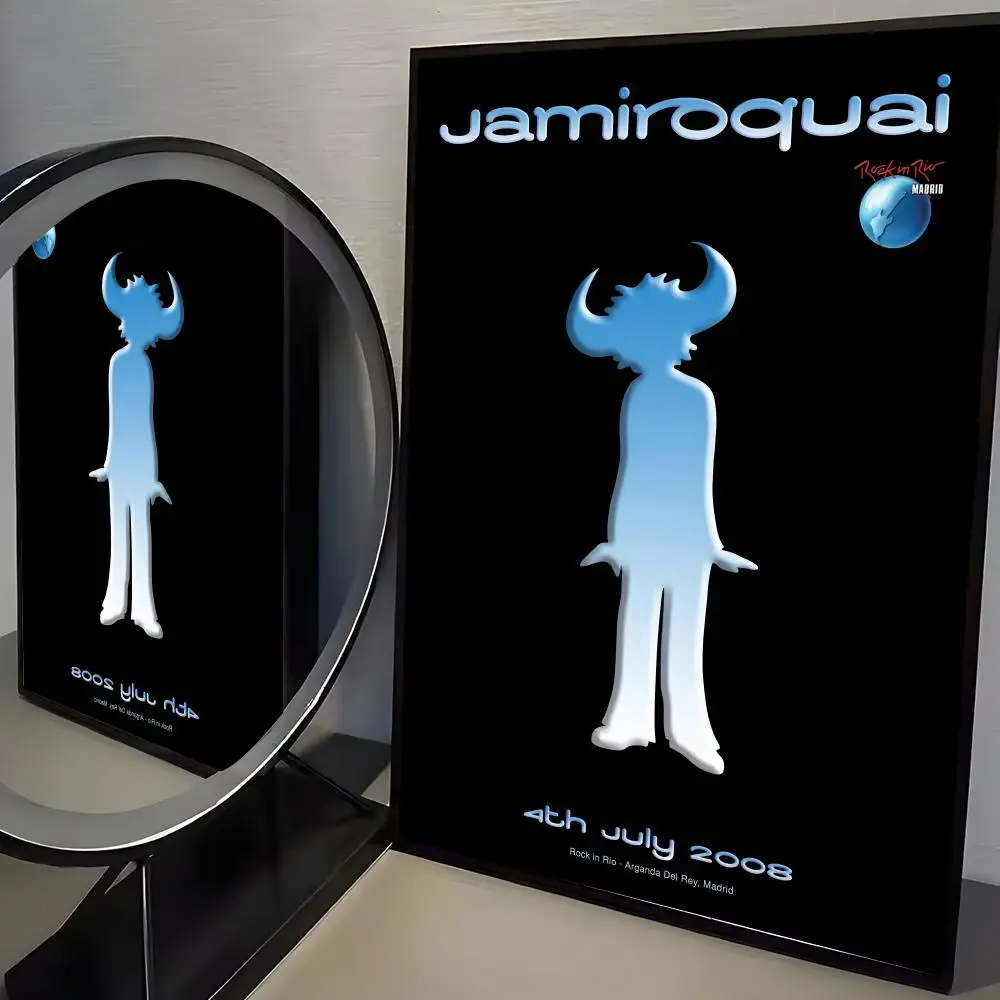 Rock Band j-Jamiroquai Poster Premium Waterproof Aesthetic Wall