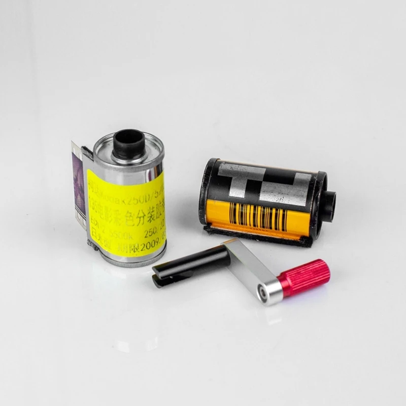 Film Winding Crank Film Loader for All 135 Film Cassette Film Winding Spanner Aluminum Film Manual Roll Extension Handle