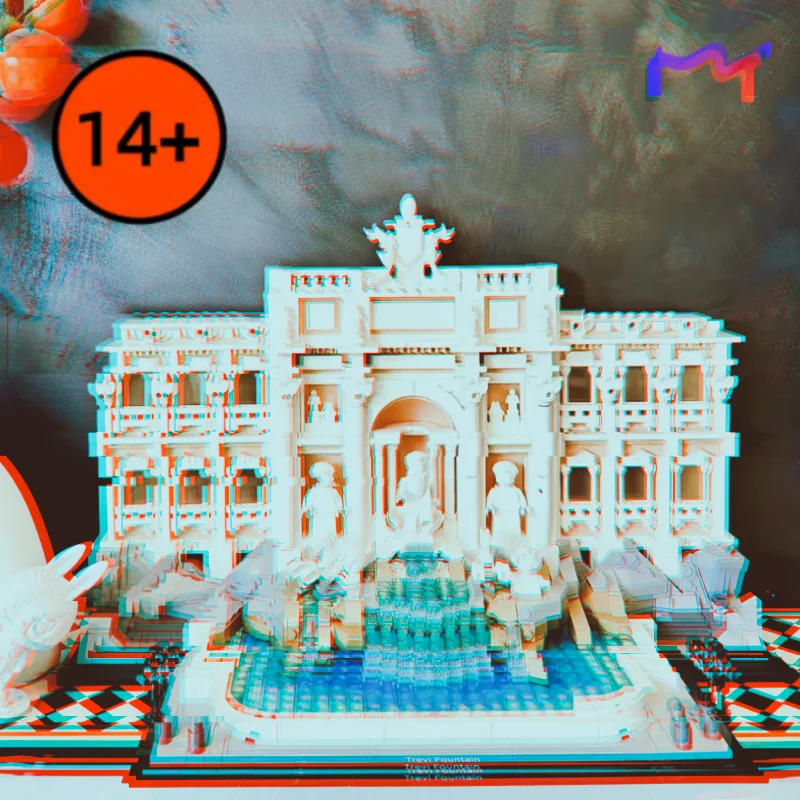 

Конструктор MOC-21062 «Всемирно известный фонтан Треви», 1880 деталей, модель мировой архитектуры, для сборки, игрушка для взрослых и детей, подарок на день рождения