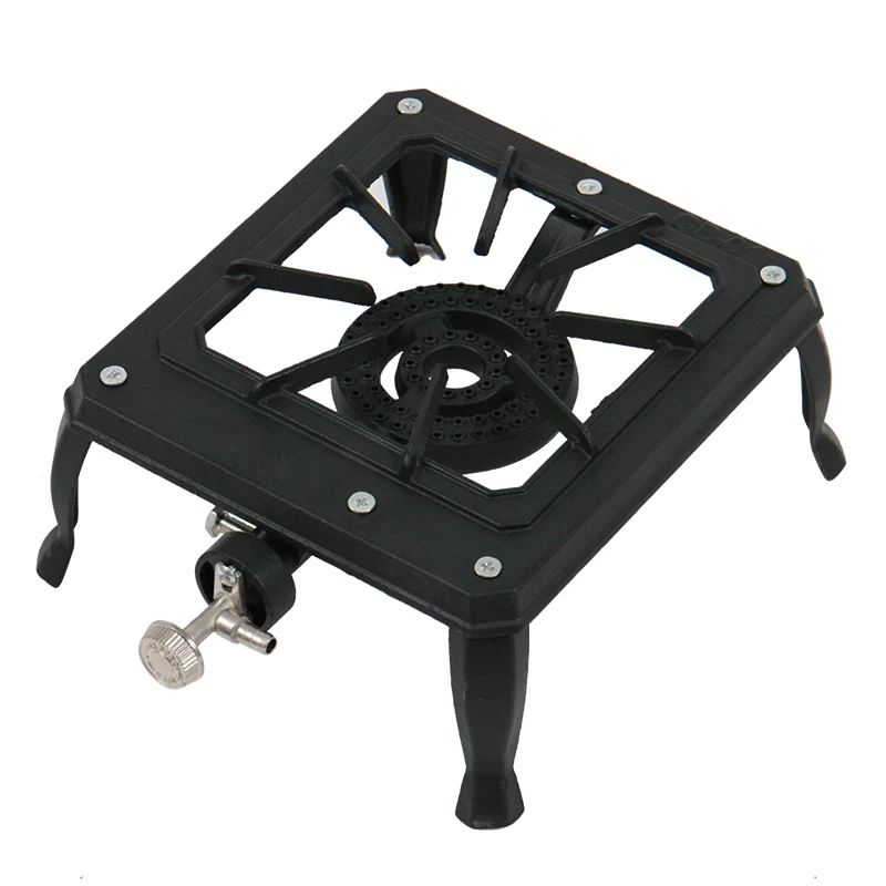 Liquefied Gas Cast Iron Fierce Fire Stove Natural Gas Electronic Ignition Low-Pressure Iron Plate Burning Gas Stove