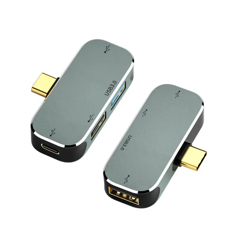  USB C Type-C Docking Station HUB3.55mm Jack Multi-function Converter PD100W USB3.0/USB2.0/USB3.1 HDMI-Compatible USB Extender