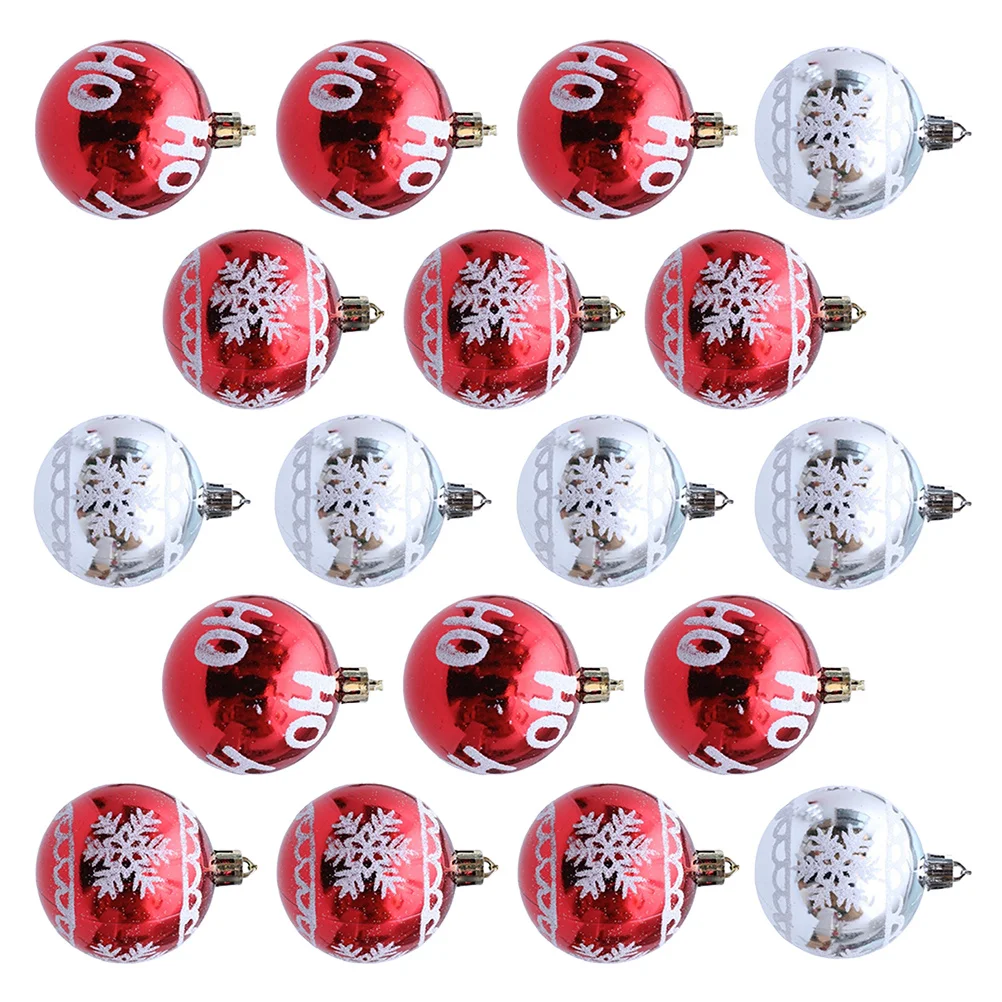 

18Pcs Shatterproof Xmas Tree Balls Ornaments Christmas Hanging Decorations Festive Party Set Glittery Snowflake Inspired Baubles