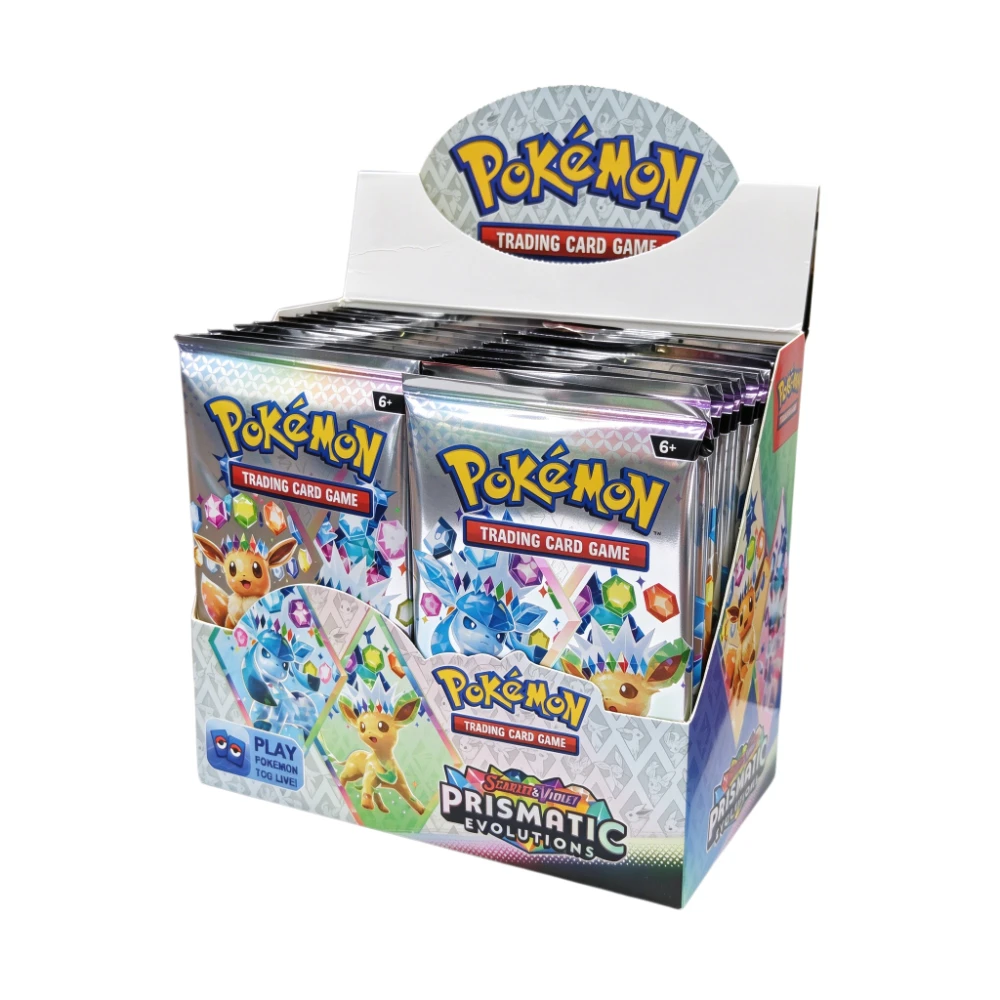 360PSC Cards Scarlet Violet Prismatic Evolutions Booster Box English Trading Card Game Collection Gift for Kids Boys Girls Toys
