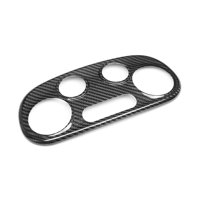 

Equipment Smart Library Shasha Dry Carbon Fiber Air Conditioning Button Panel Frame For Fiat Abarth 500 2012-2015 Year Carbon Fi