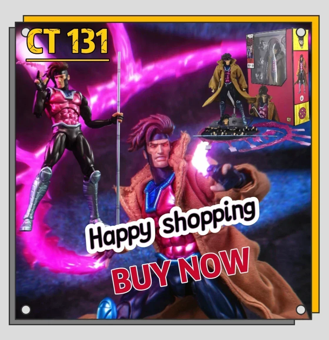 

В НАЛИЧИИ: Оригинальная фигурка Gambit Mafex 131 – X-Men Wolverine SHF. Аниме-фигурка. Подарок на заказ для детей и коллекционеров.