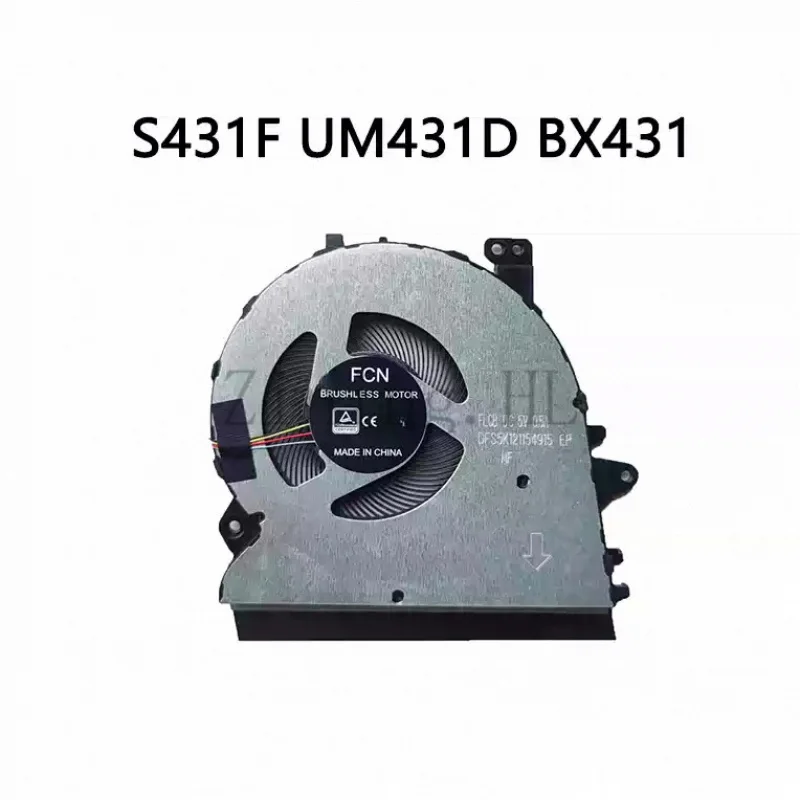 For ASUS UX431, S431F, UM431D, BX431, S4500F, U4500F cooling fan