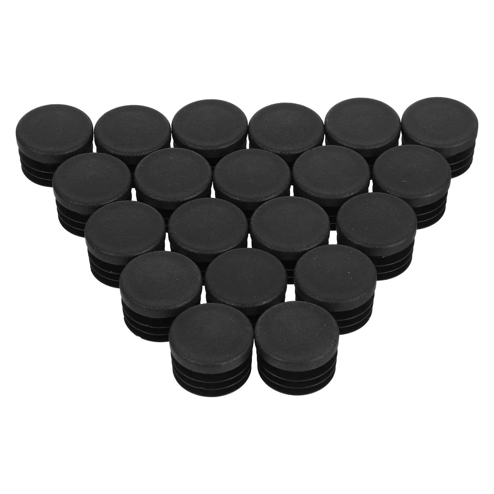 

20Pcs Round Tube Plug Caps Plastic End Plugs Durable Non Slip Furniture Chair Leg Fence Pipe Round Tube Plug