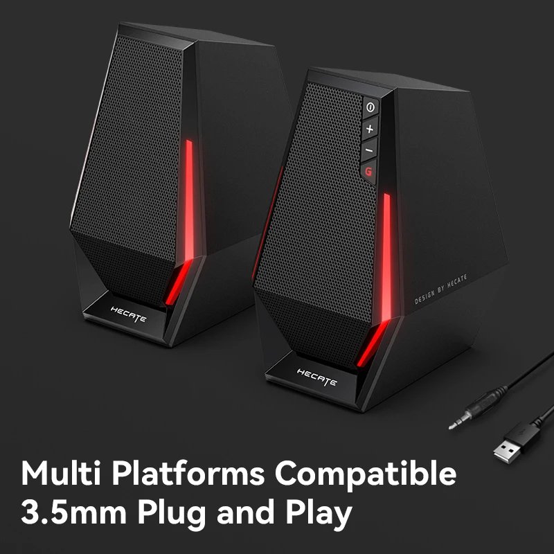Edifier G1500 SE Computer Speakers 2.0 Desktop USB 3.5mm AUX Input Wired Speakers for PC Laptop Macbook HUAWEI XIAOMI