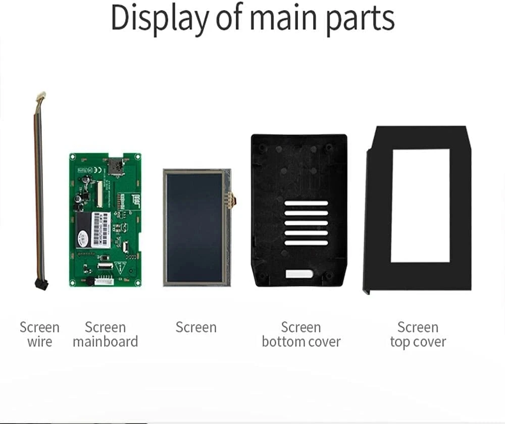 Imagem -06 - Creality Ender3 Touch Screen 43 Polegadas 24 Bits Lcd Colorido para Impressoras 3d Ender Ender-3 v2 Ender-3 Pro