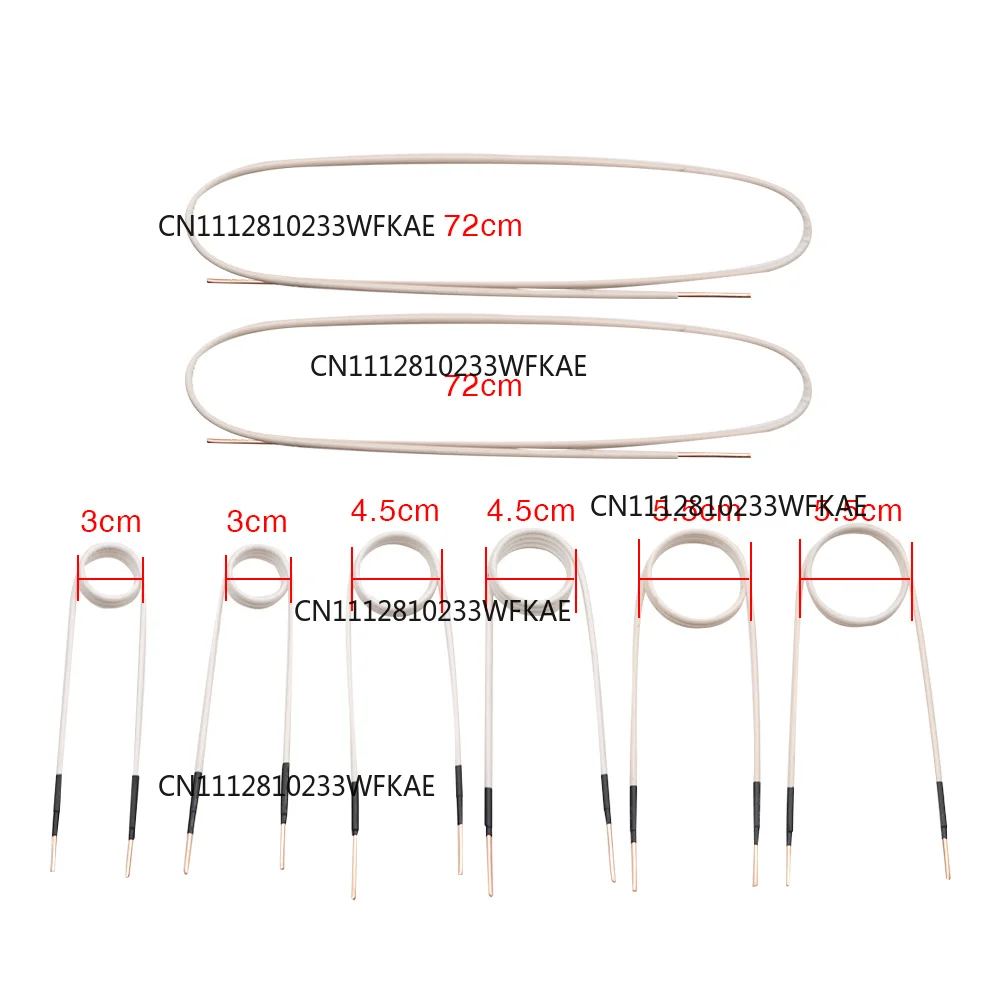 3/8 Coils Magnetic Heater DIY Induction Coils 30mm/40/50/750 Induction Coil Kits Flameless Heat Accessories