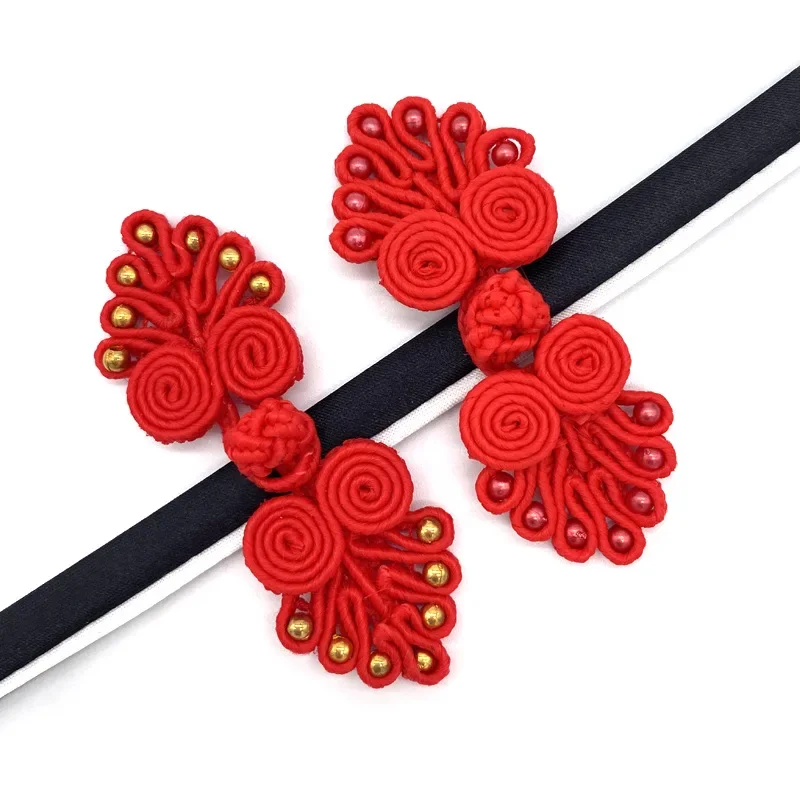 Handmade Chinese Closures Sewing Button, Knot Fastener, Cheongsam Tang Suit, DIY Crafts Buttons, Clothing Accessories, 10 Pairs
