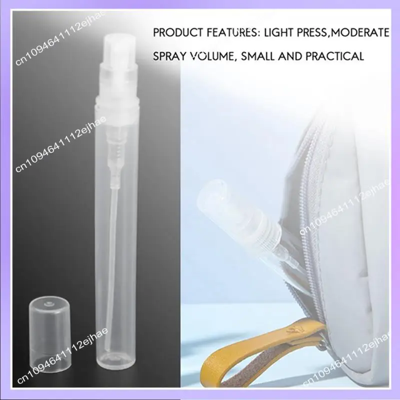 N83R 200 PCS Mini Spray Bottles Perfume Bottles (5Ml) Plastic Refillable Fine Mist Perfume Atomizer