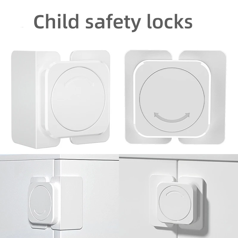 Children Safety Locks Refrigerator Door Lock Multi-function Baby Anti-Pinching Hand Home Cabinet Door Drawer Security Protector