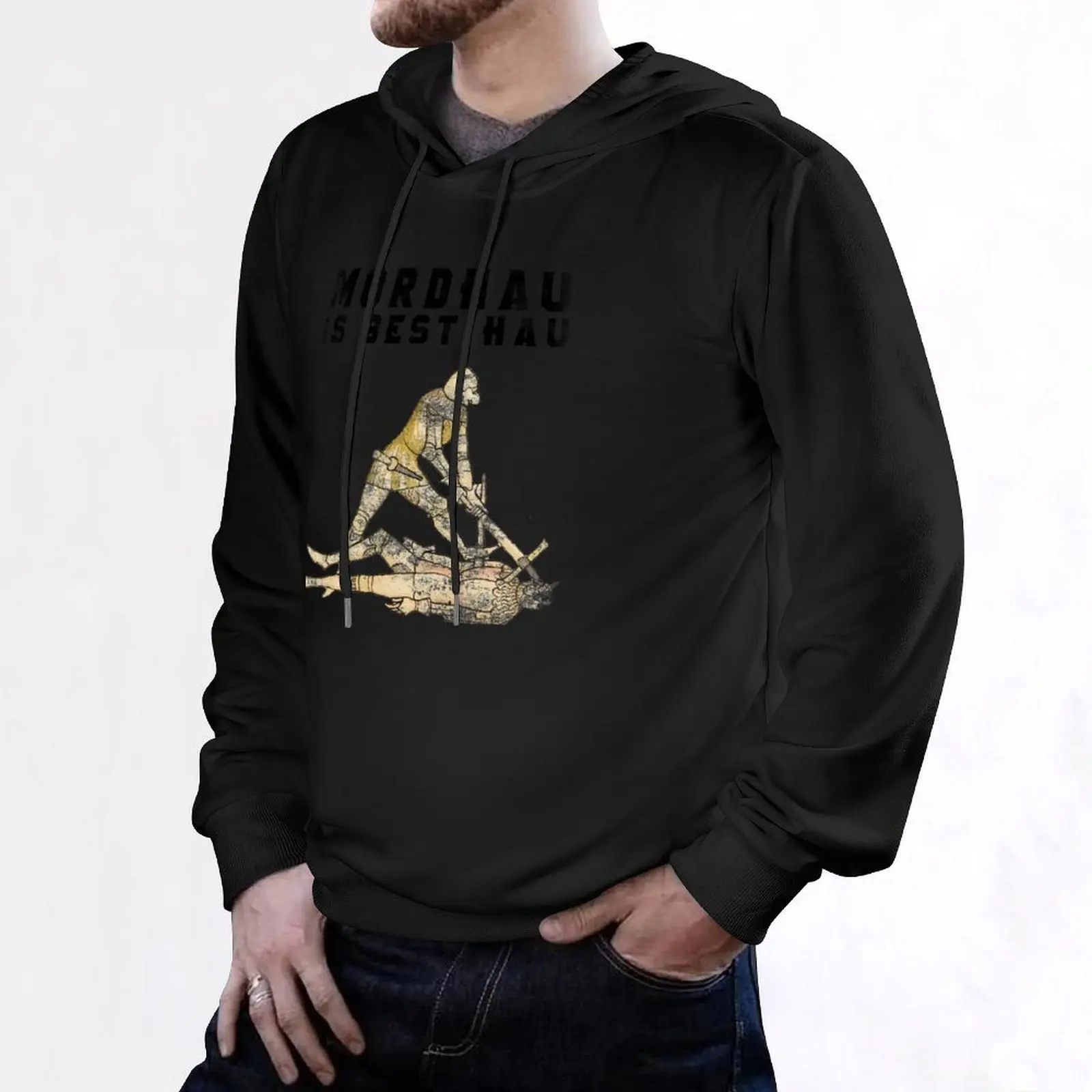 Mordhau is Best Hau Hoodie male clothes blouse mens designer clothes men's clothing pullover hoodies
