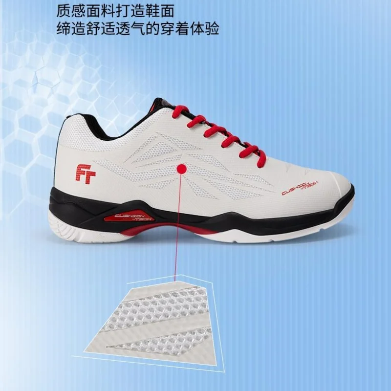 Best Verkopende Heren Gym Badmintonschoenen Witte Tafeltennisschoenen Heren Ademende Sportschoen Man Designer Indoor Court Schoen