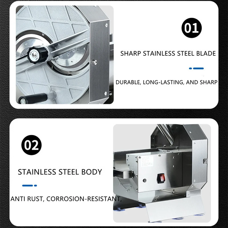 Слайсер для резки колбас, кругов, беконов чили, колбас, фруктов и овощей, электрическая автоматическая нарезка для косой резки