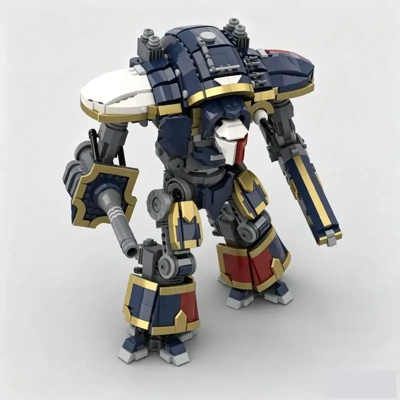 2097 pièces Blocs de construction MOC Guerrier Robotique Questoris Chevalier Impérial, Modèle d'assemblage créatif DIY, Puzzle personnalisé, Jouet technologique, Cadeau