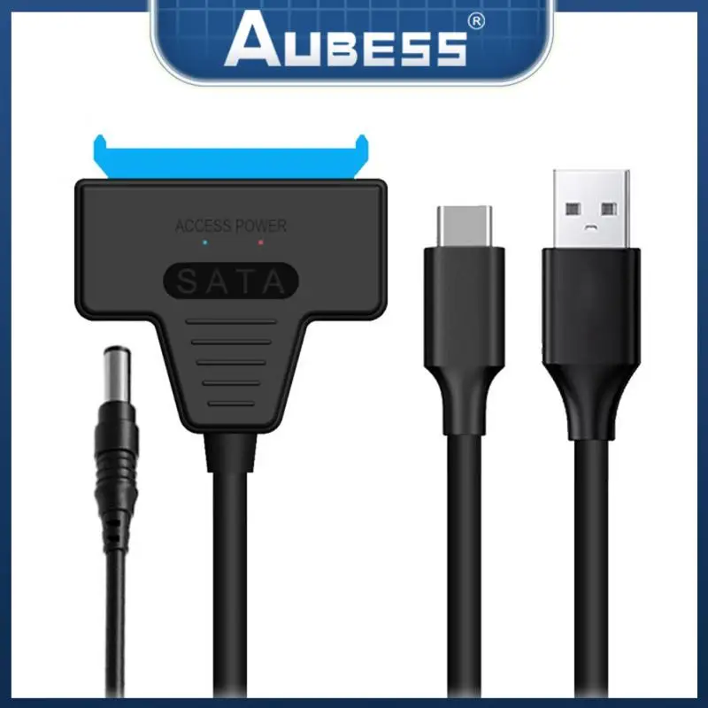 Aubess-Cable USB SATA 3 a USB 3,0, adaptador de hasta 6 Gbps, compatible con disco duro externo SSD HDD de 2,5 pulgadas, 22 Pines, A25 2,0