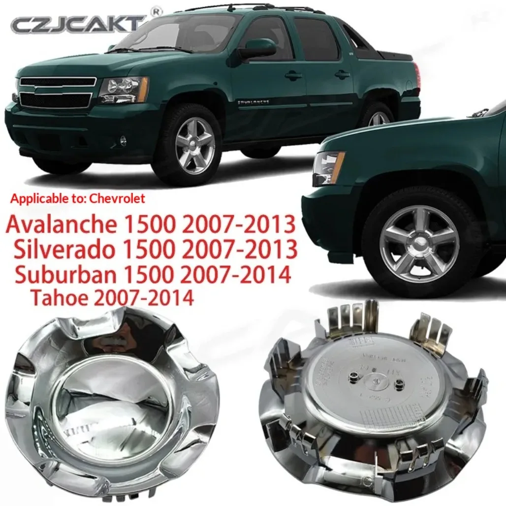 4Pcs Hubcaps For Chevrolet Avalanche Silverado Suburban Tahoe Wheel Covers Durable ABS Direct Fit Replacement
