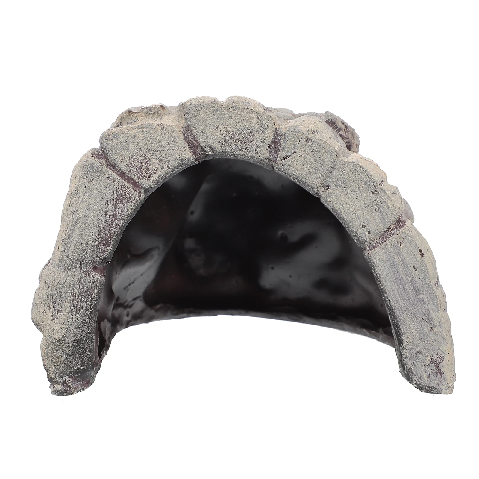 

Resin Reptile Hiding Cave Lifelike Rock Decor Terrarium Supplies Lightweight Safe Simulation Stone Pet Habitat