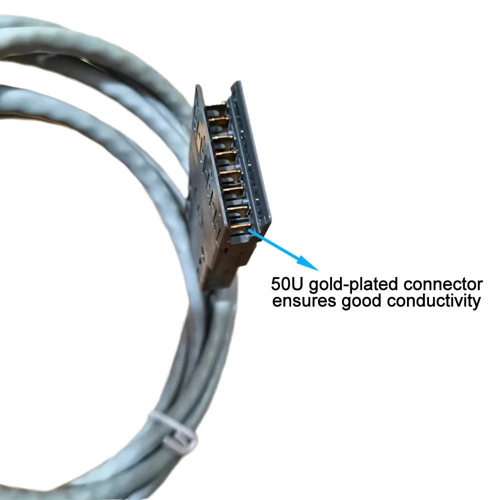 Kabel testowy BELNET 2M 4 pary 8 żył z złączem typu duckbill do RJ45 do paneli patch 110, konwerter, wysokiej jakości kabel telekomunikacyjny do sieci. — zdjęcie 5