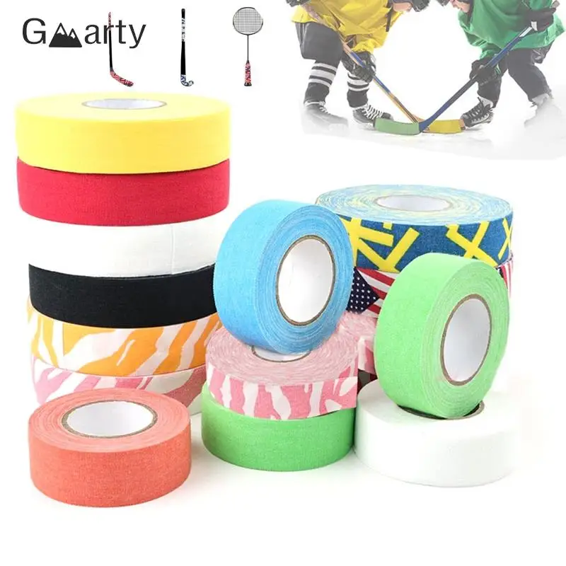 

1Roll 25m Ice Hockey Bar Badminton Handle Bike Grip Handlebar Sticky Accessories Tape Anti-slip Sports Team Cloth