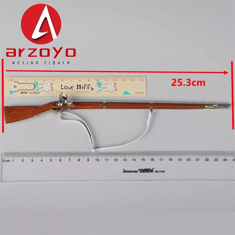 BROWN ART 1/6 مسدس معدني خشبي طويل الرمح حربة نموذج الجندي المشهد الدعائم صالح 12 ''عمل الشكل دمى الجسم