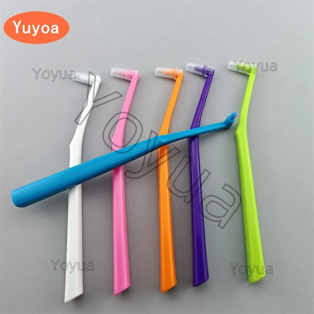 

50pcs Orthodontic Interdental Brush Single-Beam Soft Teeth Cleaning Toothbrush Oral Care Tool Small Head Soft Hair Implant Adult