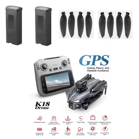 K18MAX Drone Battery 3.7V 2200MAH Battery/Propeller For K18 MAX Screen Drone Battery Blades K18 Dron Battery K18 Parts K18MAX