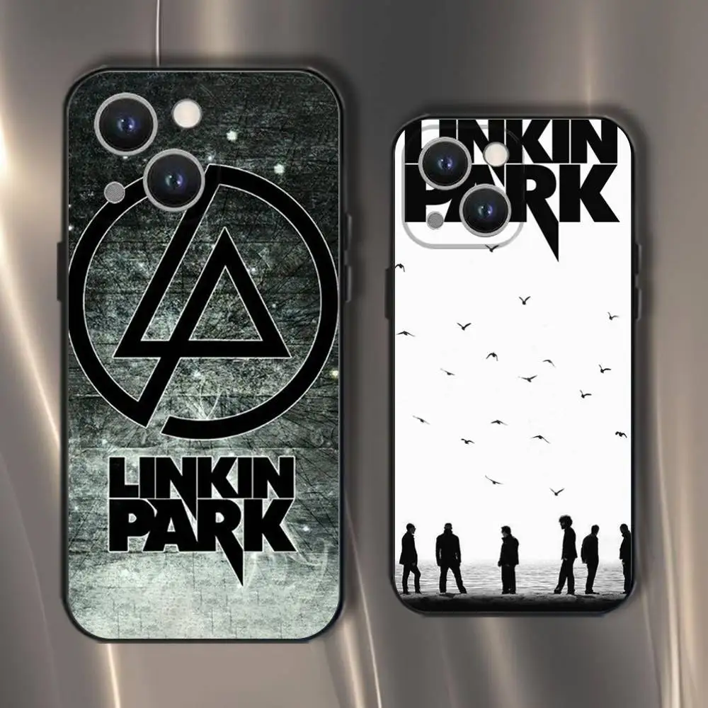 

Band L-Linkin Cool P-Park Phone Case For iPhone 16,15,14,13,12,11,Pro,XS,Max,XR,Plus,E,SE4,Mini Black Soft Cover
