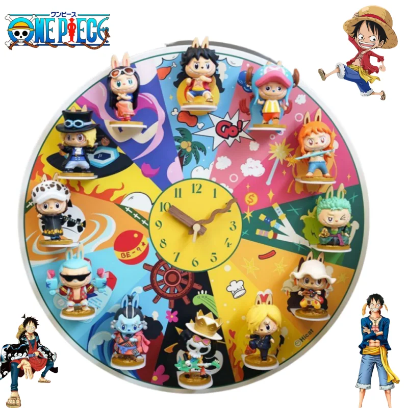 

One Piece Monkey·D·Luffy Tony Tony Chopper, милые периферийные настенные часы для мальчиков, красивые украшения для спальни, красивый подарок
