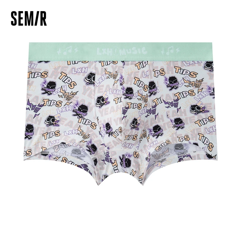 Semir Underwear Men Boxers Flat Shorts Fashion Young Students Pant Shorts Men