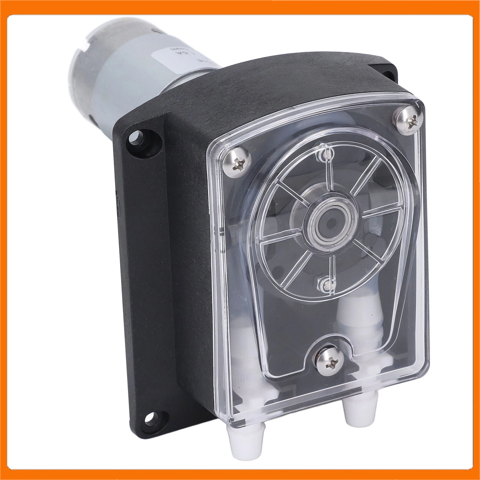 مضخة تمعجية 1500 مل/دقيقة عالية الغذاء الصف مزدوج الرأس مضخة سائل تمعجية صناعية DC24V مضخة تمعجية عالية