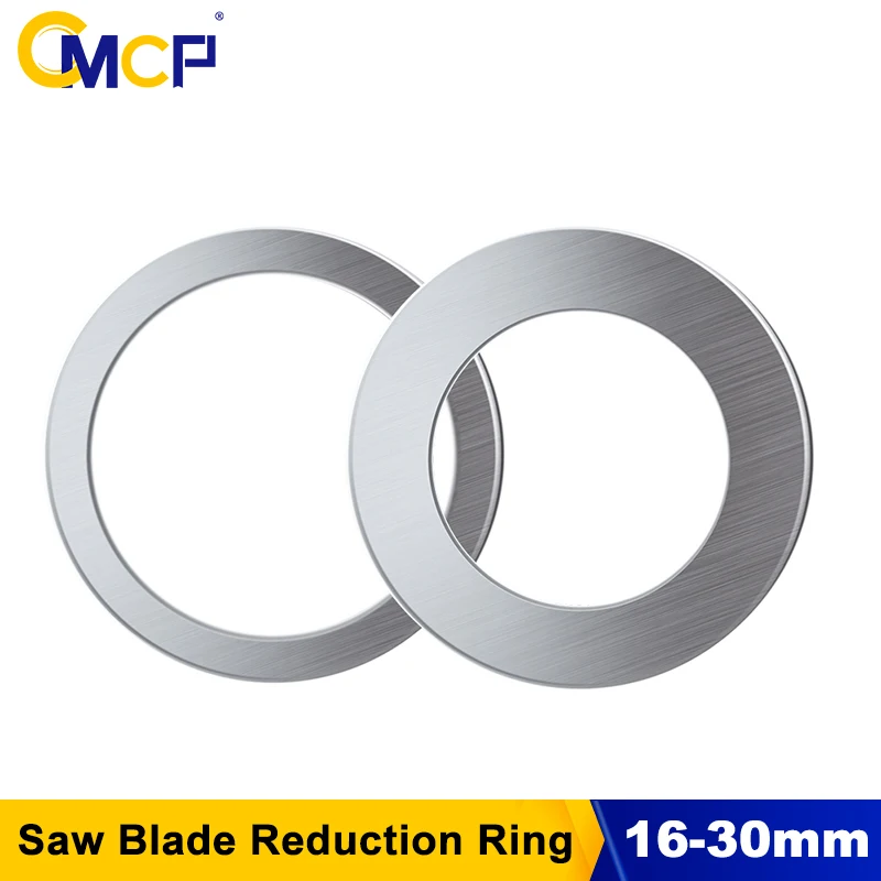 CMCP 1pc Circular Saw Blade Reducing Ring Conversion Ring Cutting Disc 16/20/25.4/30mm Woodworking Tools Cutting Washer Set