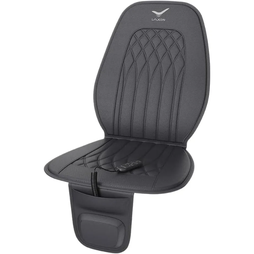 

Laxon Air Bag Shiatsu Back Massager for Long time seatting with Long Distance Driving. Vehicle Seat Cushion for Stress Relief, W