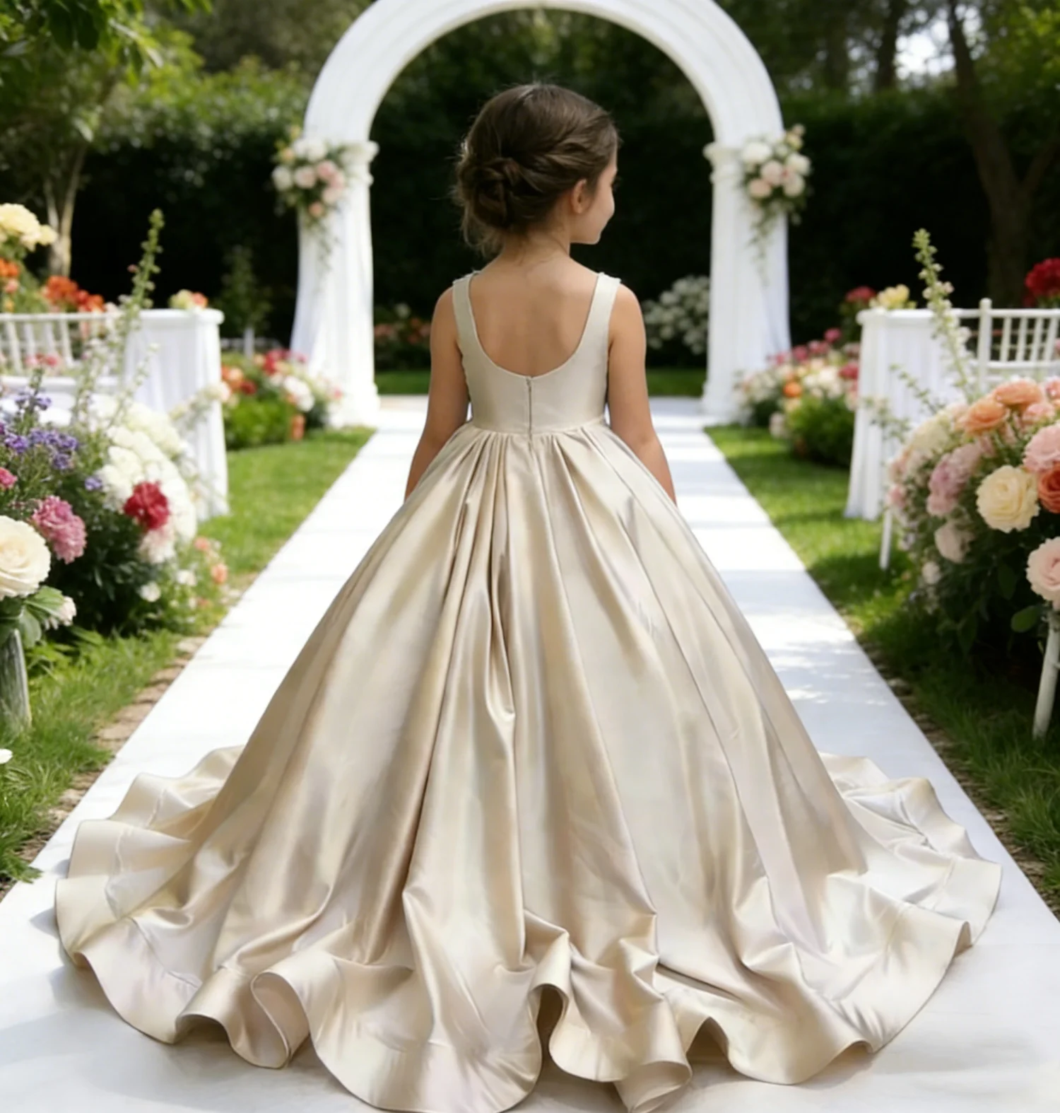 elegant-champagne-pearl-satin-backless-flower-girl-dress-for-children’s-birthday-pageant-wedding-and-communion