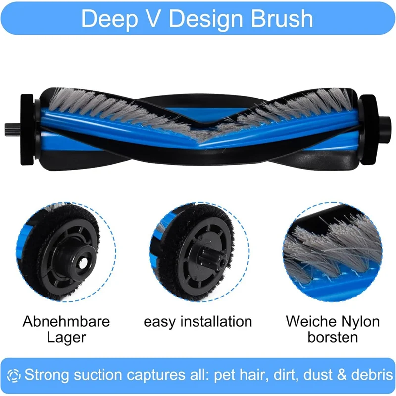 Accessories Kit Replacement Parts For Ecovacs Deebot T50 Max Pro Omni Robot Vacuum Cleaner