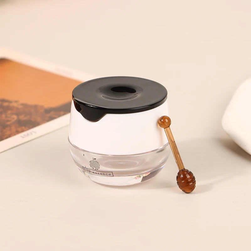 Scatola vuota per maschere per labbra da 6g con pennello riutilizzabile Flip-Top bottiglia per maschera per labbra da viaggio contenitori cosmetici per vasetti di balsamo per le labbra portatili