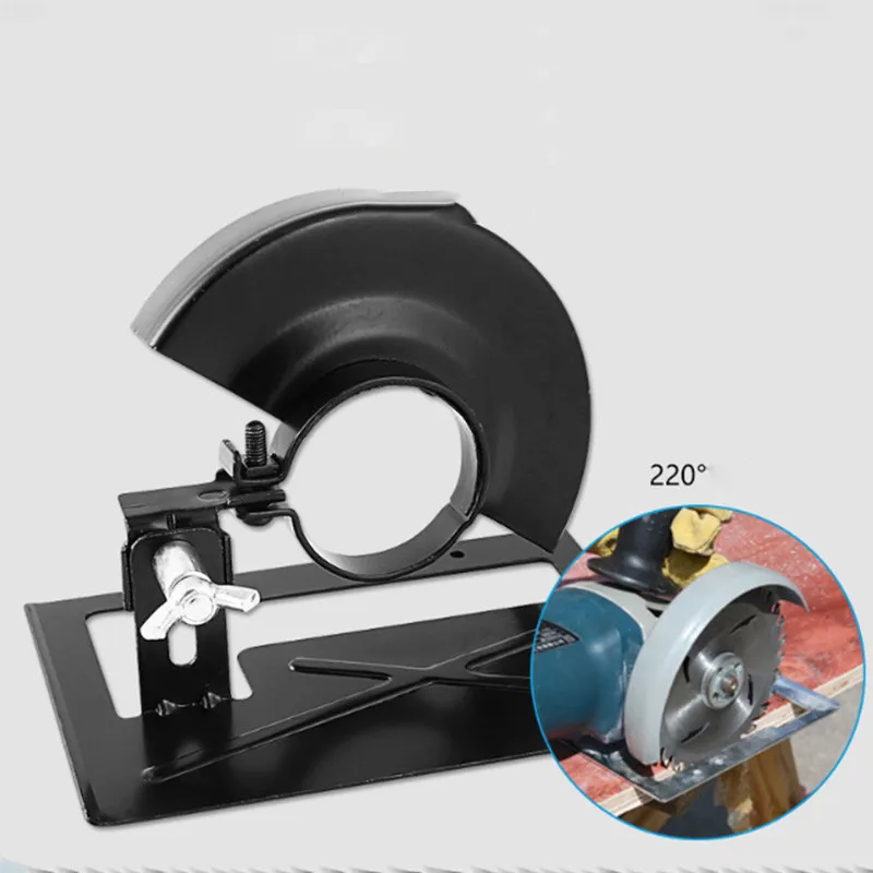 Adjustable Angle Grinder Bracket Stand Holder Metal Cutting Machine Thickened Base Protection Cover For Type 100